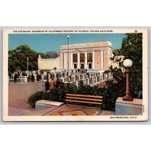 Steinhart Aquarium CA Academy of Science Postcard San Francisco Golden Gate Park